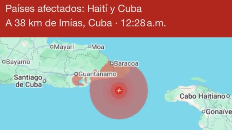 ¡Terremoto en Guantánamo! Sismo de 6.0 sacude el oriente cubano sin dejar heridos