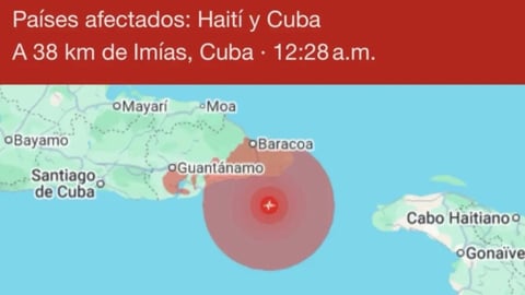 Fuerte temblor de 6.0 remece el oriente de Cuba
