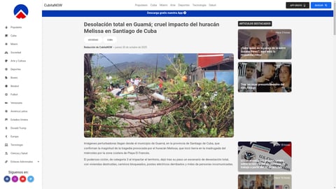 ¡Impactante Desolación! Huracán Melissa Deja a Guamá en Ruinas: ¿Qué Está Pasando Realmente?