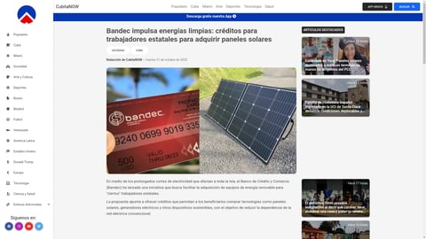 ¡No te lo vas a creer! Bandec le pone solución a los apagones con ESTA jugada maestra para trabajadores cubanos