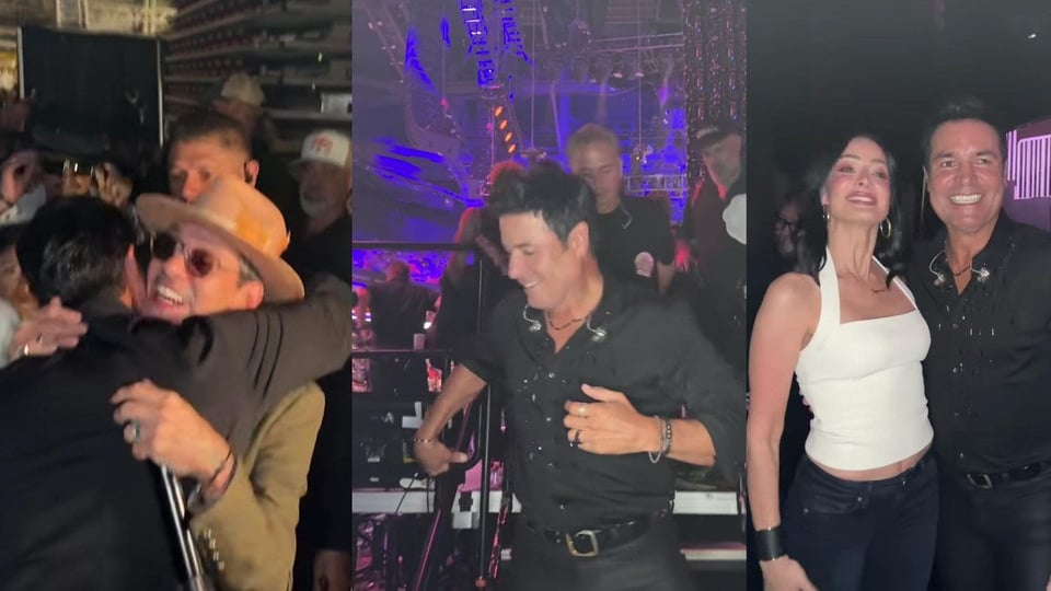 ¡Tremendo Cruce de Estrellas en Miami! Chayanne, Dayanara y Marc Anthony se dan un Abrazo Post-Show