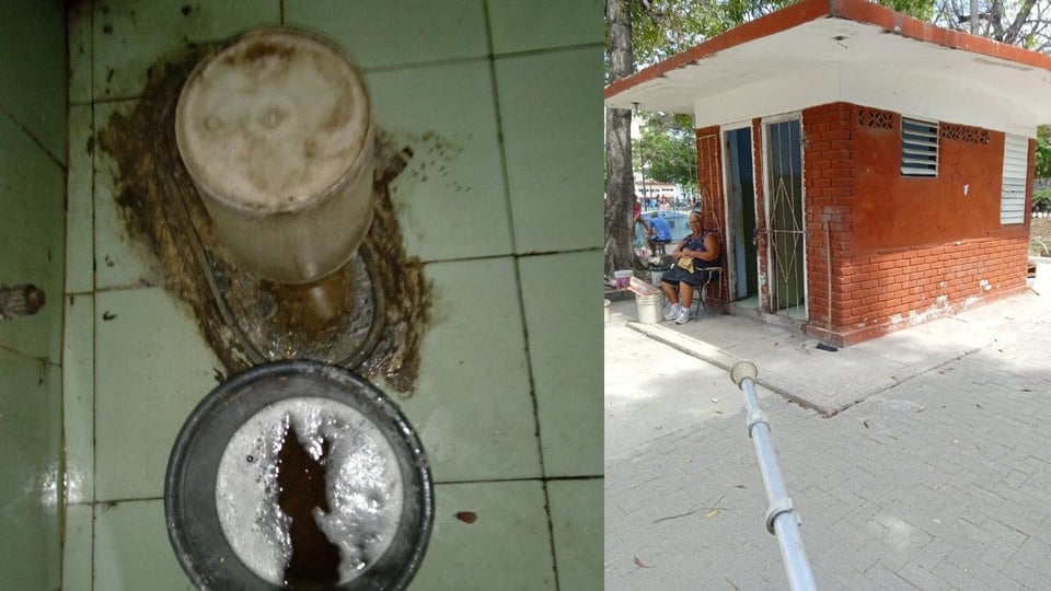 ¿De CUCU a CUCU? Baño de Centro Habana resuelve con cubos y 20 pesos