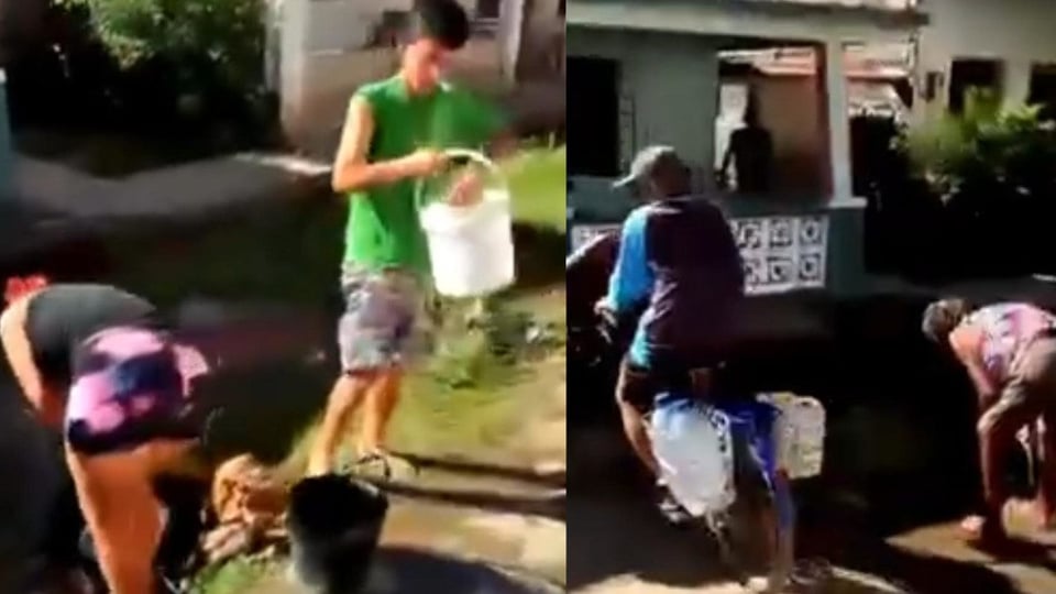 ¿Y el agua? ¡En Bolondrón sacan de salidero como si fuera pozo!