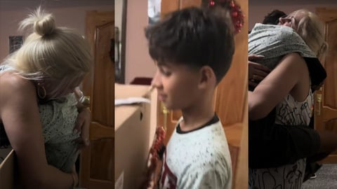 Emotivo Reencuentro de Madre e Hijo en Cuba tras Esconderse en una Caja