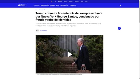 ¡Sorpresa en la Casa Blanca! Trump indulta a polémico excongresista: ¿Qué secretos saldrán a la luz?