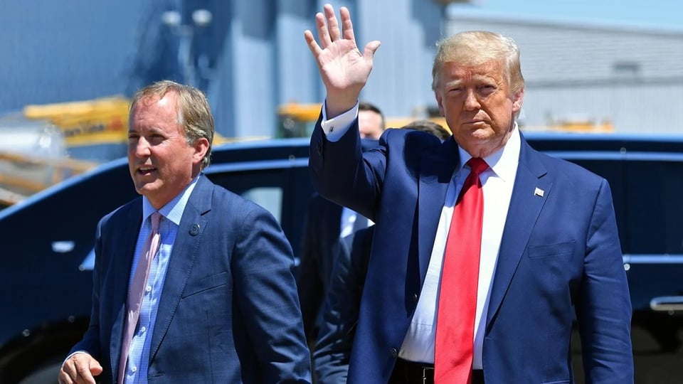 ¿El Candidato de Trump en Texas le echa la culpa a él por ir mal en las encuestas?