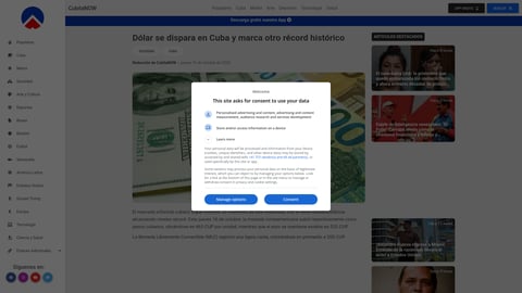 La moneda cubana se desploma: dólar marca récord histórico en mercado informal