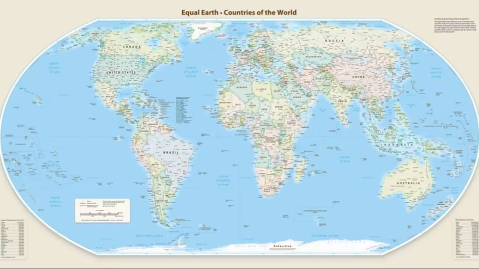 ¿Le cambiaron el mapa al mundo? La ONU dice que África es más grande que Groenlandia