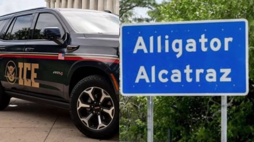 ¿Qué pasó con Alligator Alcatraz? ¡La sacaron del medio por los huracanes!