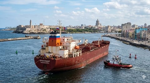 Rusia envía petróleo a Cuba en medio de crisis energética