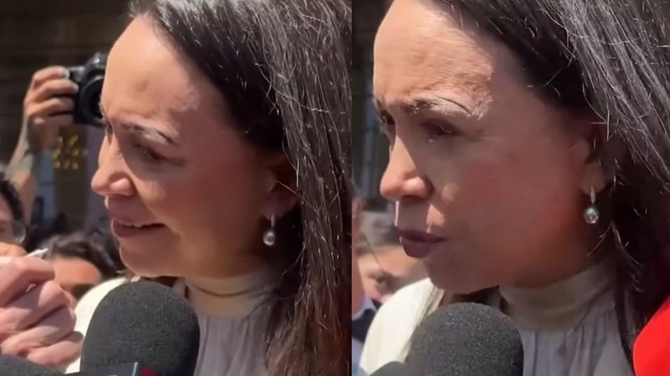 ¿Y la banda presidencial? María Corina pide cambio de poder al estilo chileno