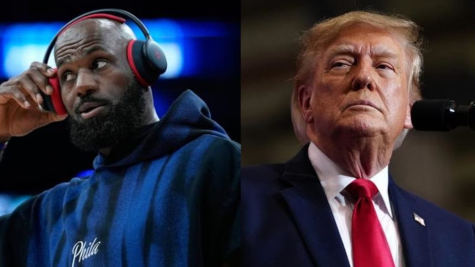 ¡LeBron James se lleva un regaño de Trump por el himno! ¿Golf o baloncesto?