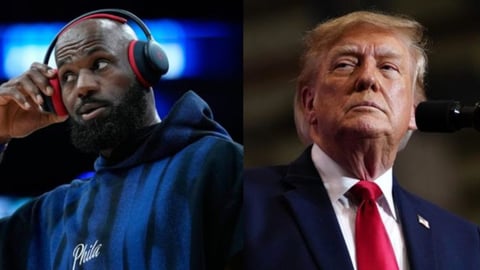 Donald Trump critica a LeBron James por su comportamiento durante el himno de EE.UU.
