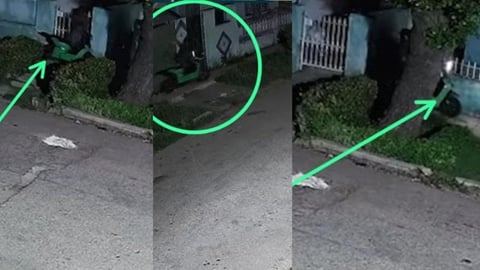 Motocicleta Robada en Playa: Video Revela el Hurto Nocturno