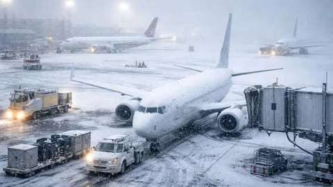 Tormenta Invernal Desata Caos Aéreo en el Sur de Florida