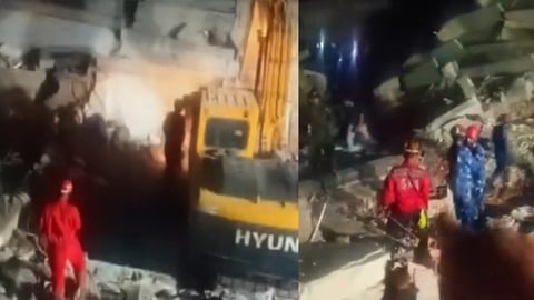 Rescatistas Localizan 13 Sobrevivientes Bajo Escombros de Edificio La Gabarra