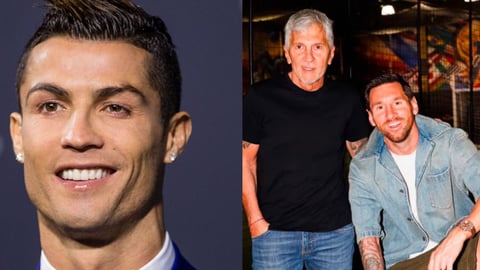 Cristiano Ronaldo muestra su apoyo a Messi tras la muerte de su padre