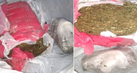 ¿Qué semettiamo con la marihuana en Santiago? ¡Atrapan un auto cargao!