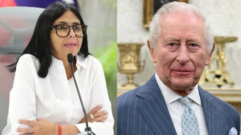 ¿Oro pa' la reconstrucción? Delcy le manda carta al Rey de Inglaterra a ver si cae
