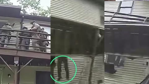 Balcón Cede Durante Operativo Policial en Misuri