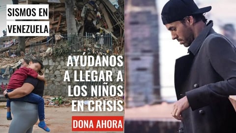Enrique Iglesias Lidera Campaña de Ayuda Humanitaria para Damnificados de Terremotos en Venezuela