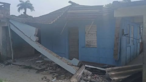Niño de Siete Años Sale Herido en Derrumbe de Portal en Matanzas