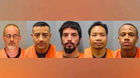 Cinco Hombres Arrestados por Intentar Abusar de Menor en Omaha