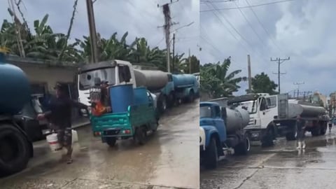 La Habana, en espera de agua entre promesas y filas de camiones