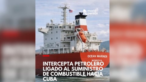 Un tanquero con destino a Cuba, interceptado en las aguas del Caribe