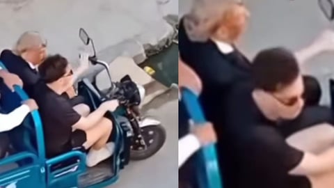 Sandro Castro y un imitador de Trump graban video viral en La Habana