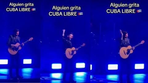 Gritos de "¡Cuba Libre!" Resuenan en Concierto de Álex Ubago en Miami