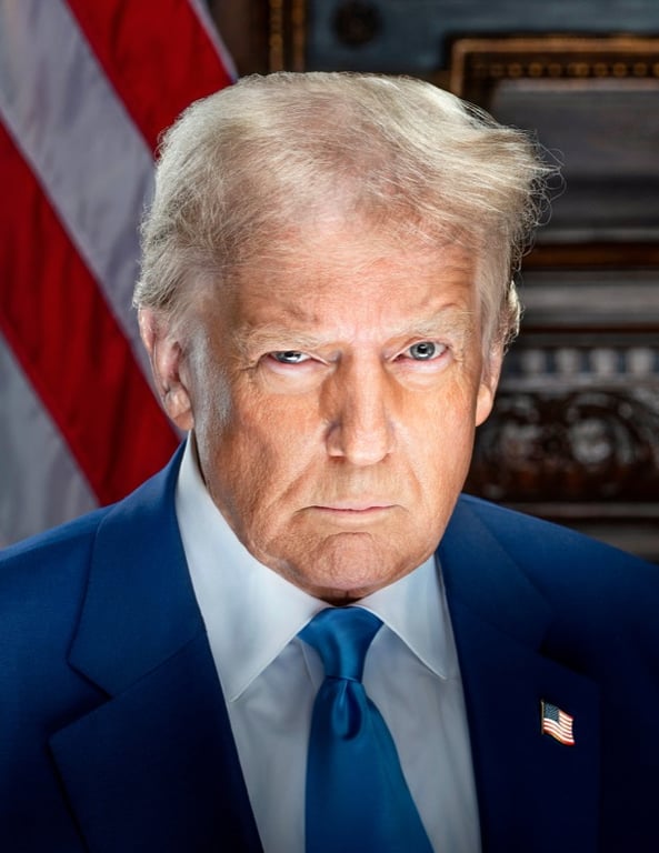 Official portrait of President Donald J. Trump