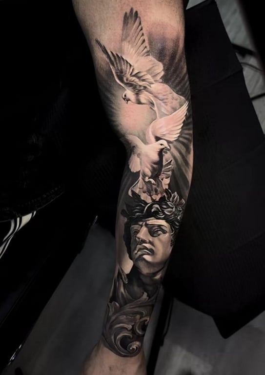 Tatuaje realizado por Khriss Coronado — trabajo 02