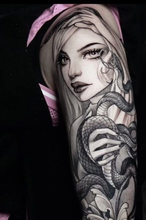 Tatuaje realizado por Khriss Coronado — trabajo 06