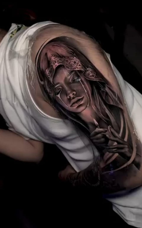 Tatuaje realizado por Khriss Coronado — trabajo 12