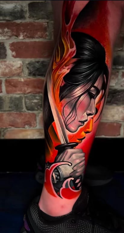 Tatuaje realizado por Khriss Coronado — trabajo 14