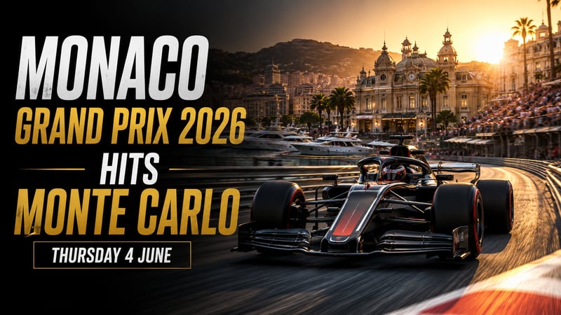 The Tightest Street Circuit in F1 Meets Its Biggest Day — Monaco Grand Prix, Thursday 4 June 2026