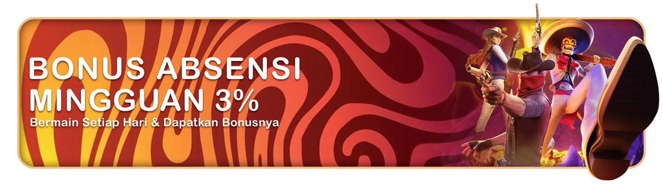 BONUS ABSENSI MINGGUAN 3%