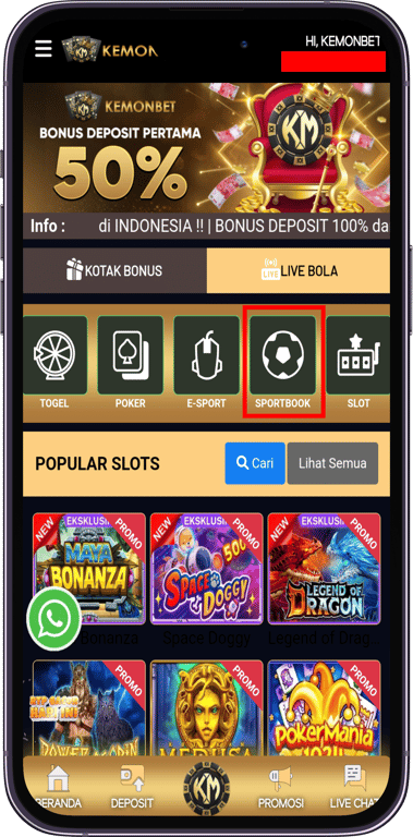 Tutorial Sportbook Kemonbet 1