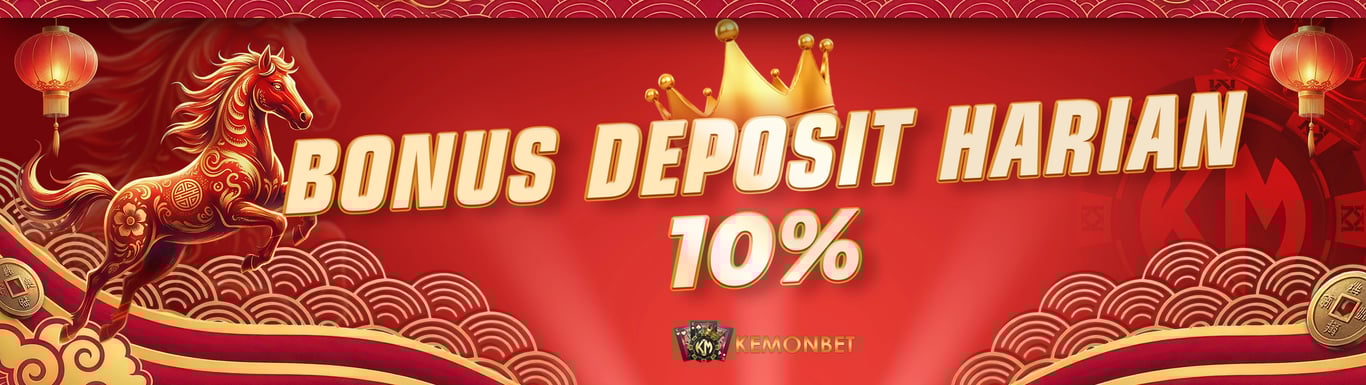BONUS DEPOSIT HARIAN 10% 