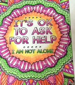 A year of coloring affirmations for new mothers
