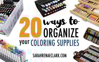20 Clever Ways to Organize Your Coloring Supplies