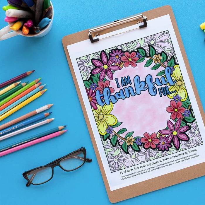 Free Thanksgiving Coloring Page