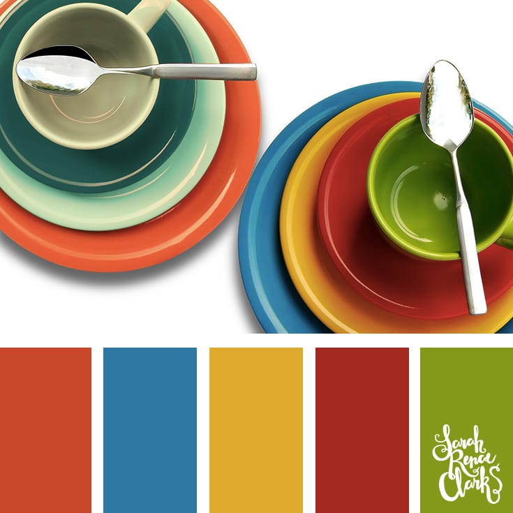 30 Color Palettes Inspired by the Pantone Spring 2017 Color Trends | See all 30 color schemes for inspiration at http://sarahrenaeclark.com 30 Color Palettes Inspired by the Pantone Spring 2017 Color Trends | See all 30 color schemes for inspiration at http://sarahrenaeclark.com