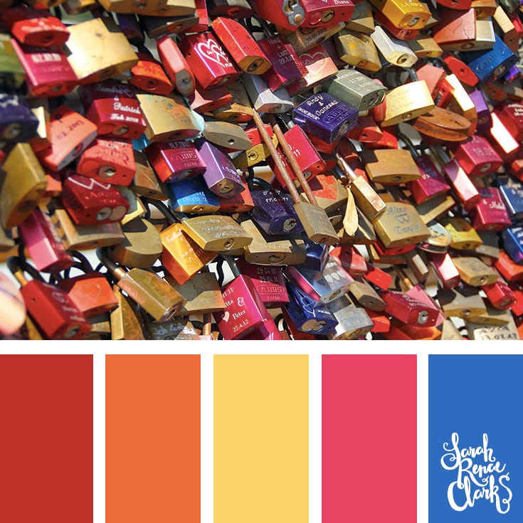 20 Color Ideas For Valentine's Day | See all 20 color schemes for inspiration at http://sarahrenaeclark.com