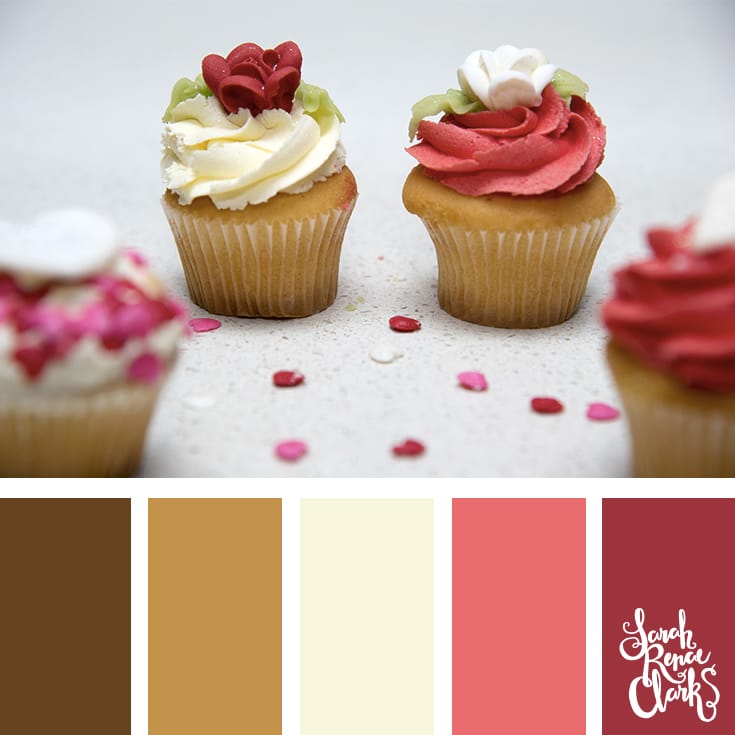 20 Color Ideas For Valentine's Day | See all 20 color schemes for inspiration at http://sarahrenaeclark.com