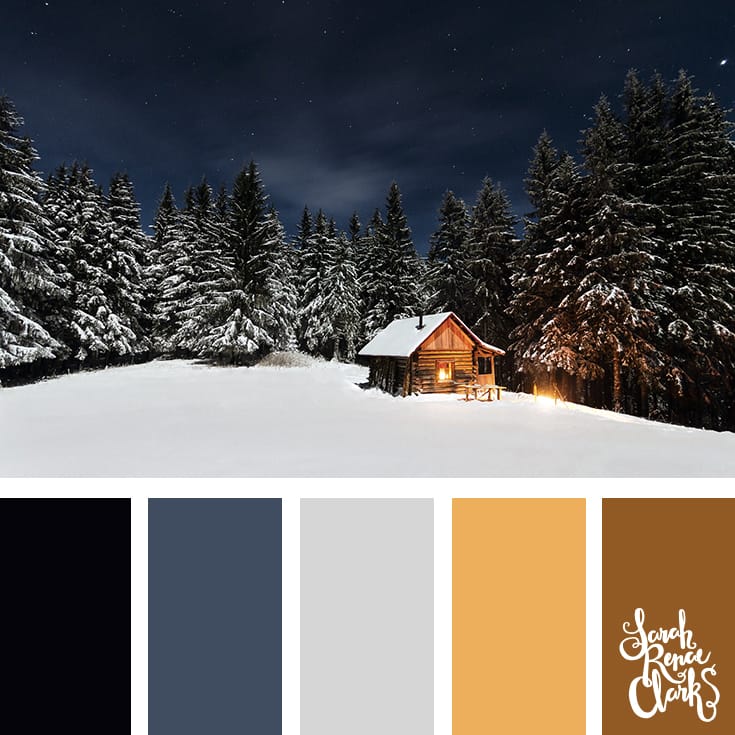 Cold color inspiration // Winter Color Schemes // Click for more winter color combinations, mood boards and seasonal color palettes at http://sarahrenaeclark.com #color #colorscheme #colorinspiration