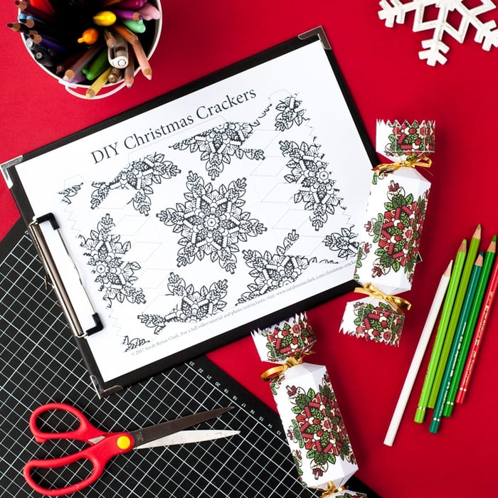 free-christmas-cracker-sarah-renae-clark-coloring-book-artist-and-designer for Free Printable Printable Christmas Cracker Template Free Christmas Cracker - Sarah Renae Clark - Coloring Book Artist and Designer for Free Printable Printable Christmas Cracker Template