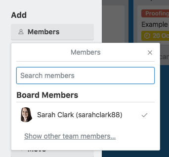 How to create a blog editorial calendar with Trello – adding members How to create a blog editorial calendar with Trello - adding members
