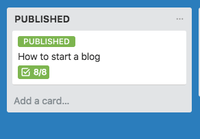 How to create a blog editorial calendar with Trello – blog cards How to create a blog editorial calendar with Trello - blog cards